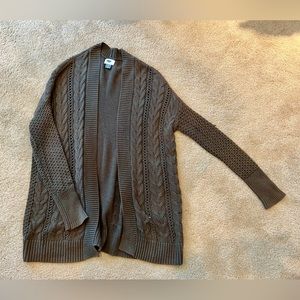 Olive Green Old Navy Knit Cardigan
